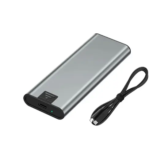 [847330007] M2SSD-NVME-T08 – M.2 NVMe SSD to USB 3.1 Type-C Gen2 10Gbps Enclosure (Aluminum)