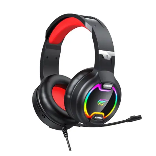 [847330009] Auriculares Gamer HAVIT H2233D con Micrófono, Iluminación RGB y Conexión 3.5mm + USB